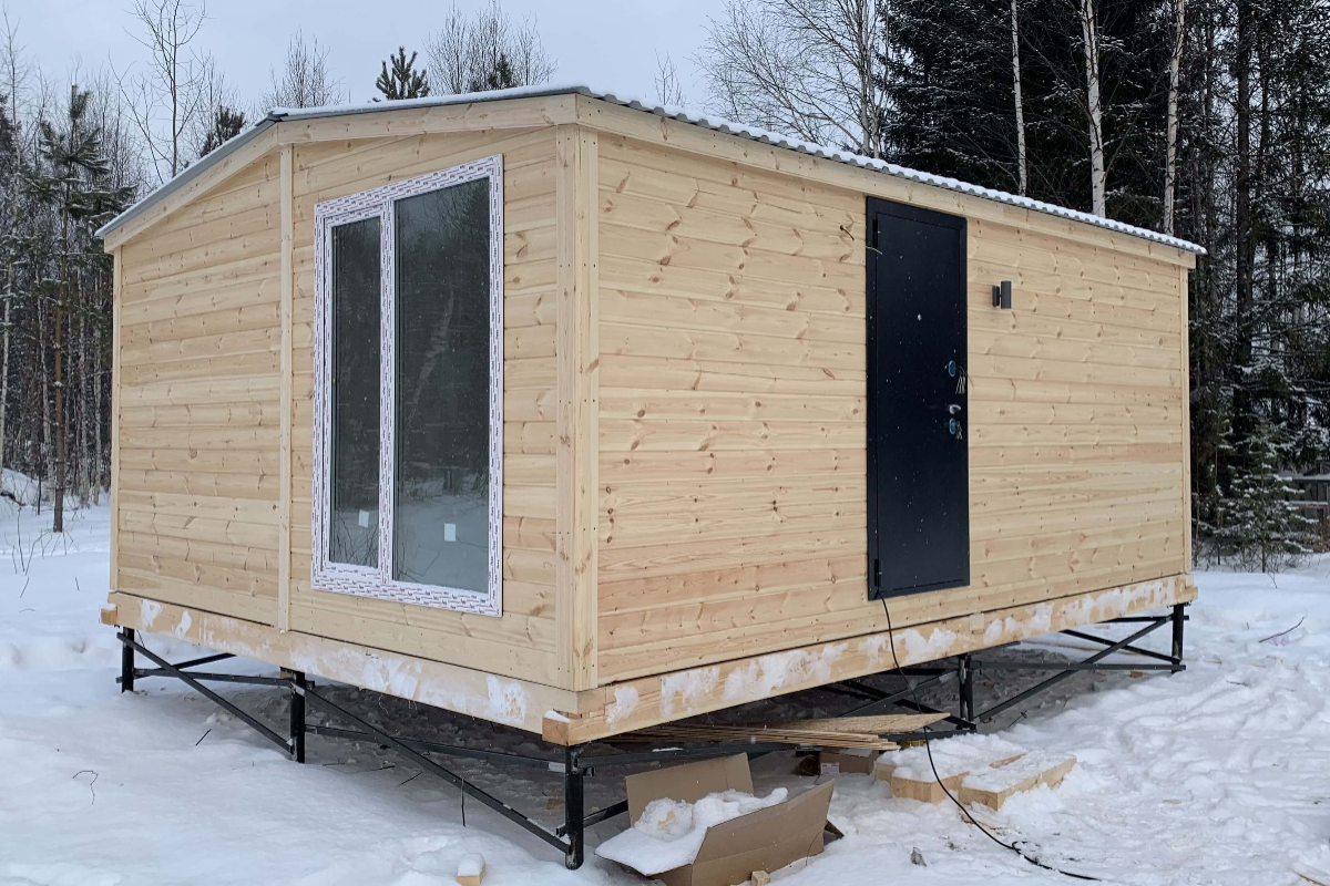 Модульный дом с двумя спальнями 30 м²