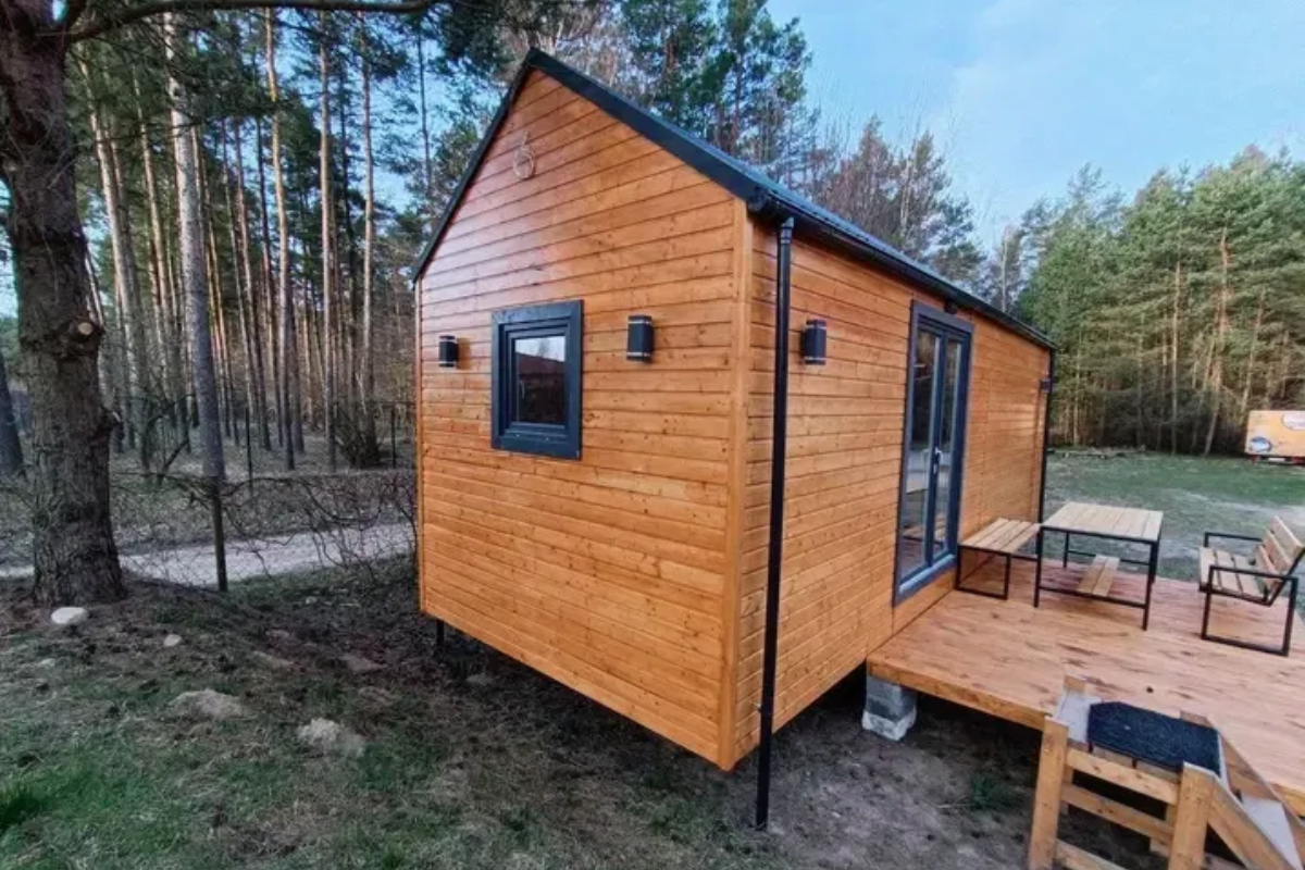 Мини модульный дом 15 м² + 5 м² веранда