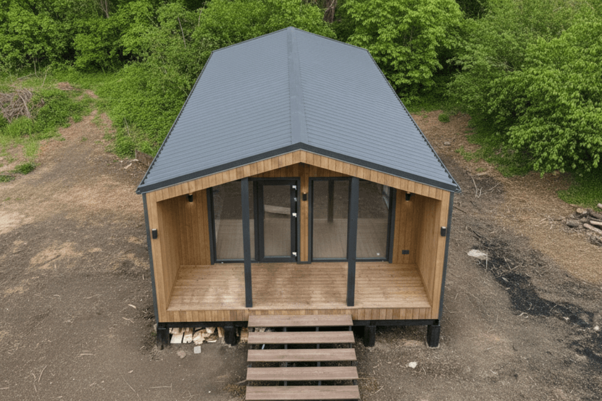 Готовый модульный дом 48 м² (5х8м)