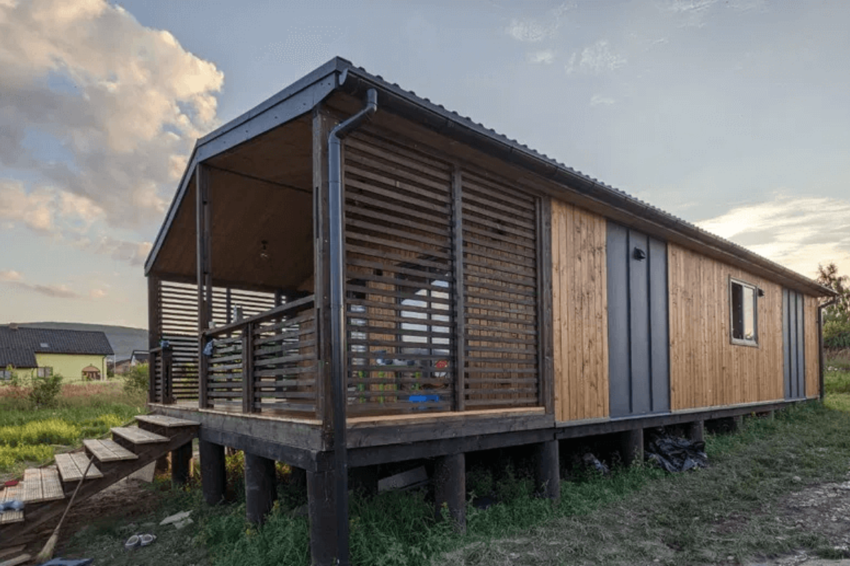 Модульный дом каркасный 72 м² (12х6м)