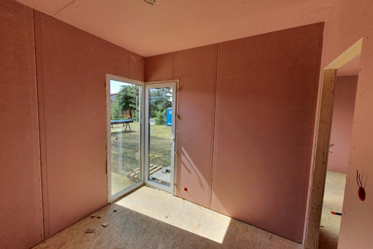 Модульный дом 45 м² с двумя спальнями для семьи