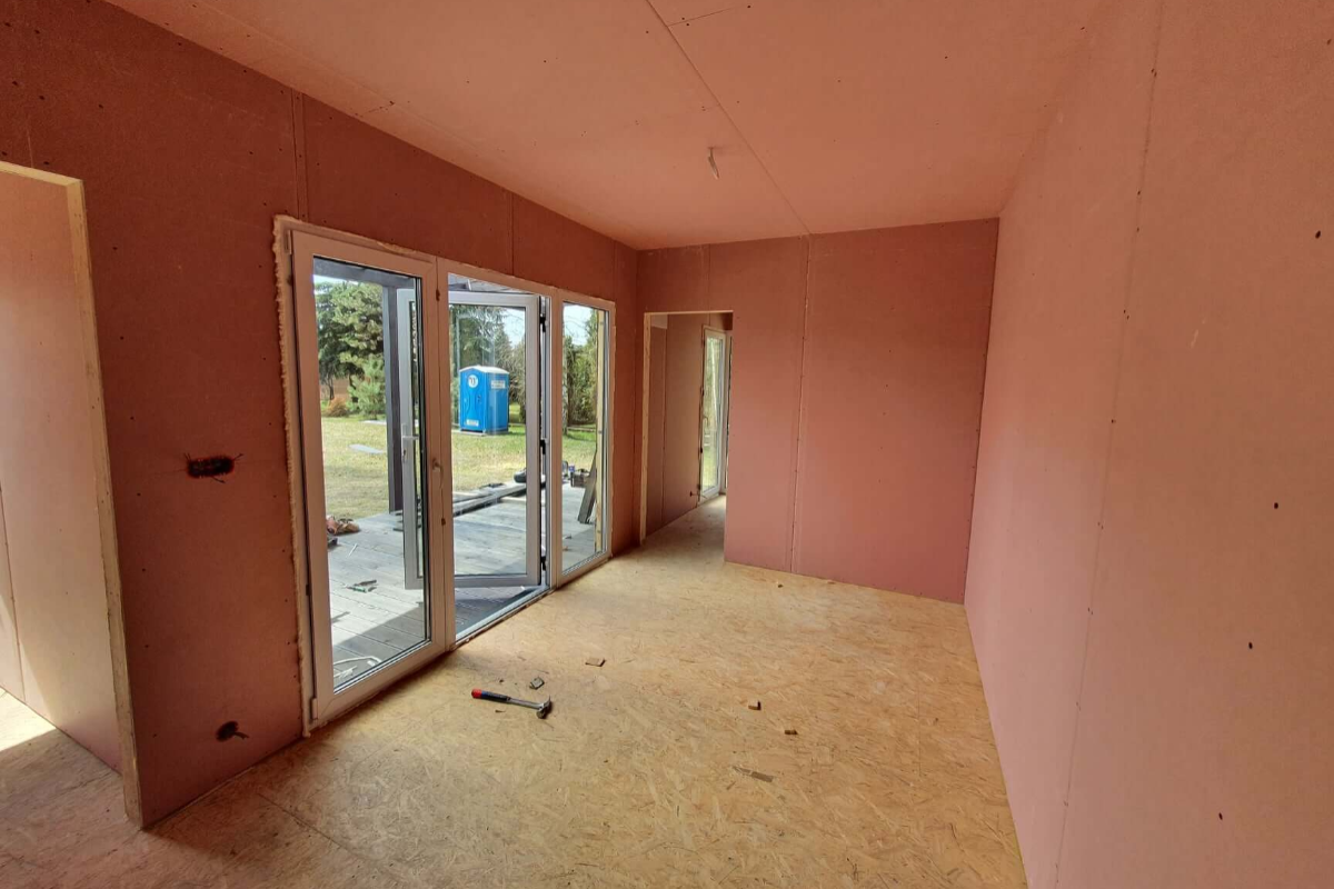 Модульный дом 45 м² с двумя спальнями для семьи