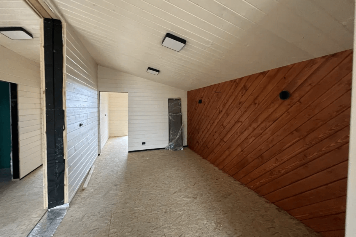 Модульный дом для круглогодичного проживания 84 м² (12х7м)