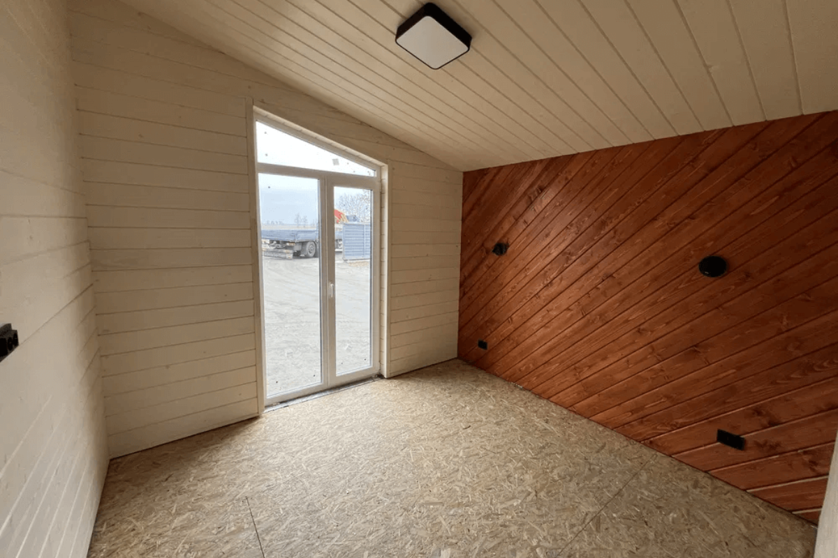 Модульный дом для круглогодичного проживания 84 м² (12х7м)