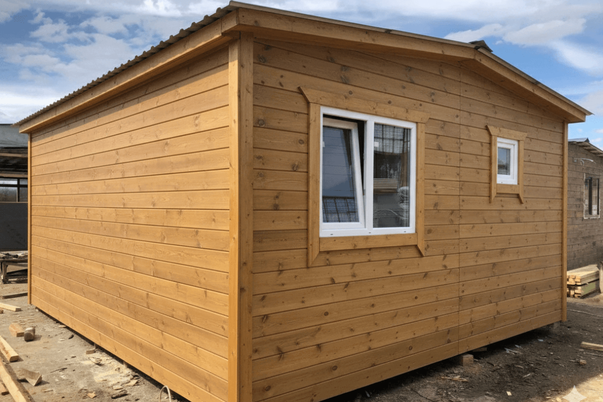 Недорогой модульный дом 30 м² (6х5м)