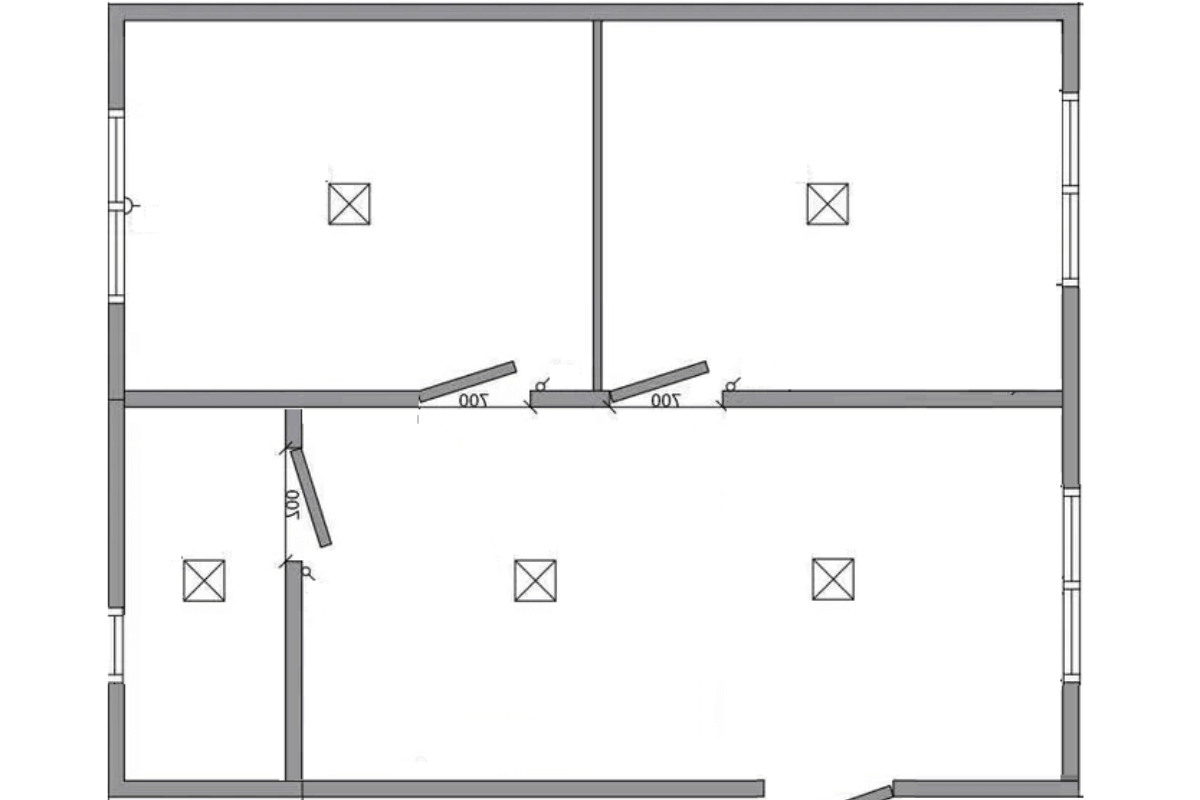 Недорогой модульный дом 30 м² (6х5м)