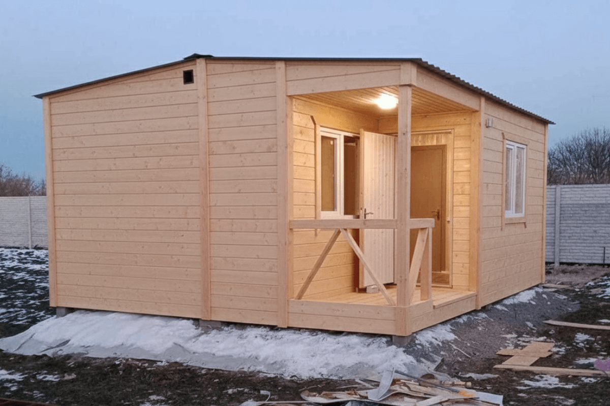 Модульный дом с доставкой 30 м² (5х6м)