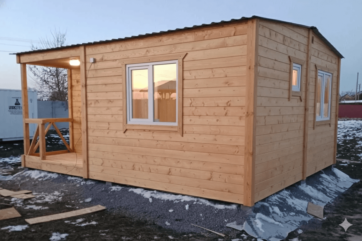 Модульный дом с доставкой 30 м² (5х6м)