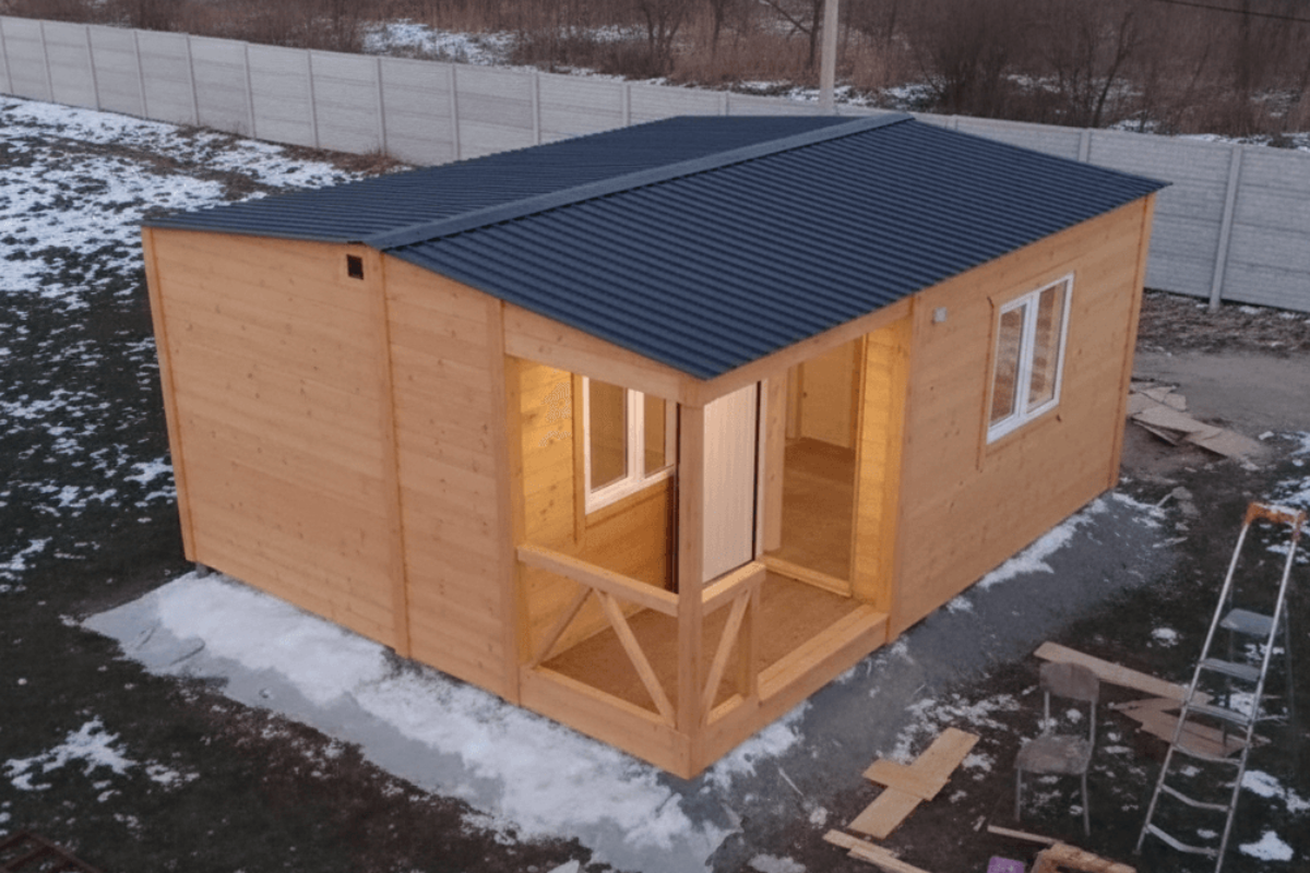 Модульный дом с доставкой 30 м² (5х6м)