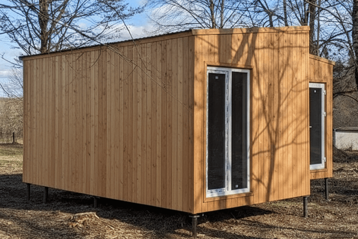 Двух модульный дом 30 м² (6х5м)