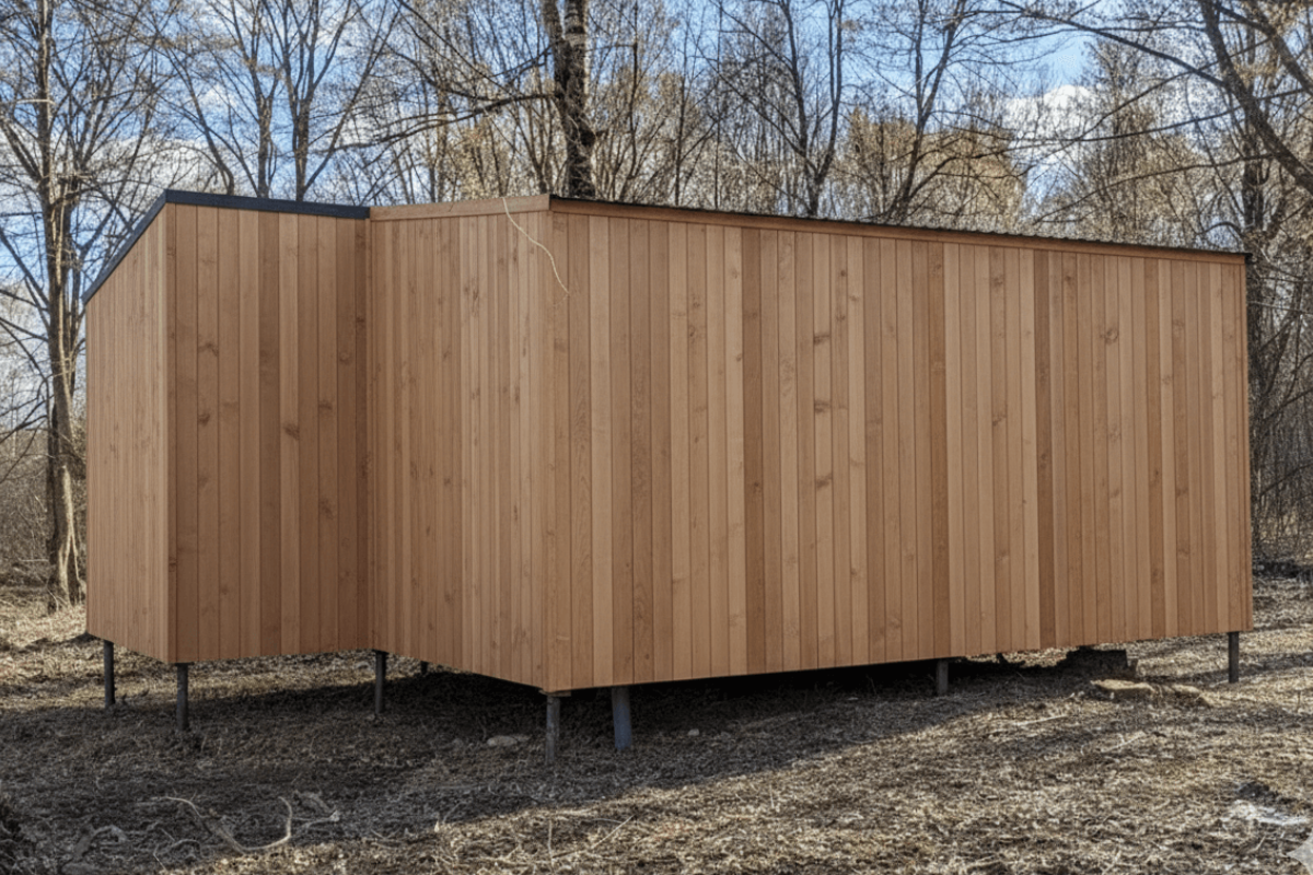 Двух модульный дом 30 м² (6х5м)