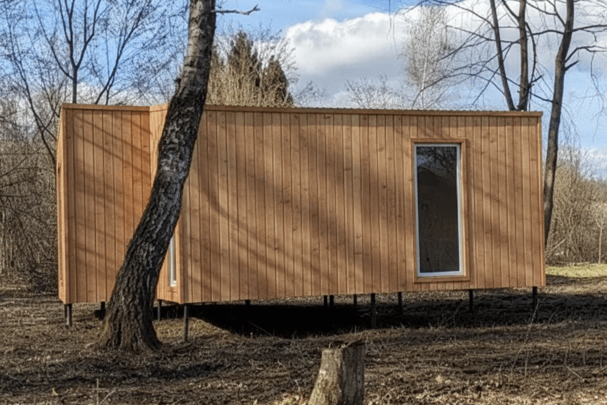 Двух модульный дом 30 м² (6х5м)