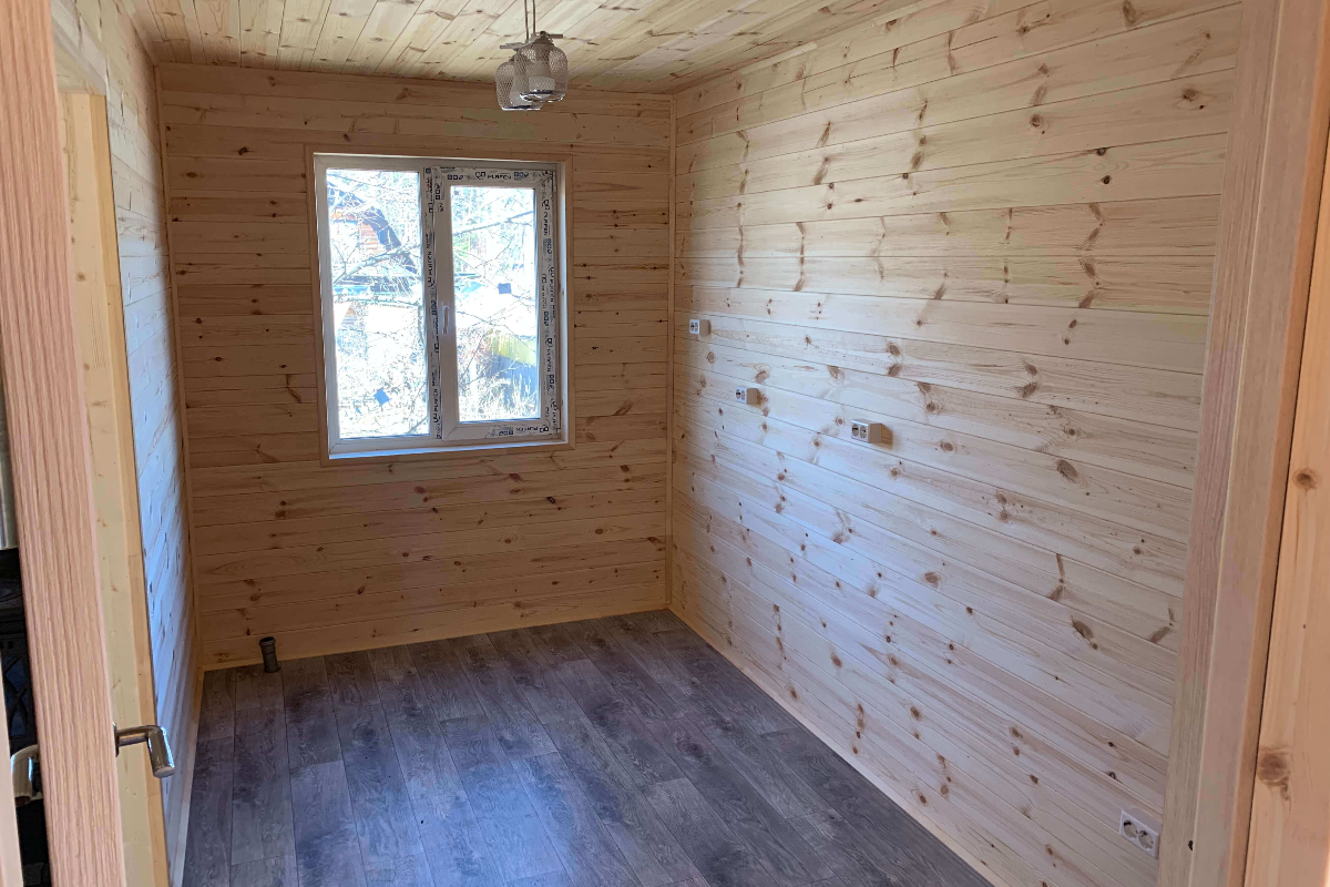 Каркасный дом под ключ 36 м² (6х6м)