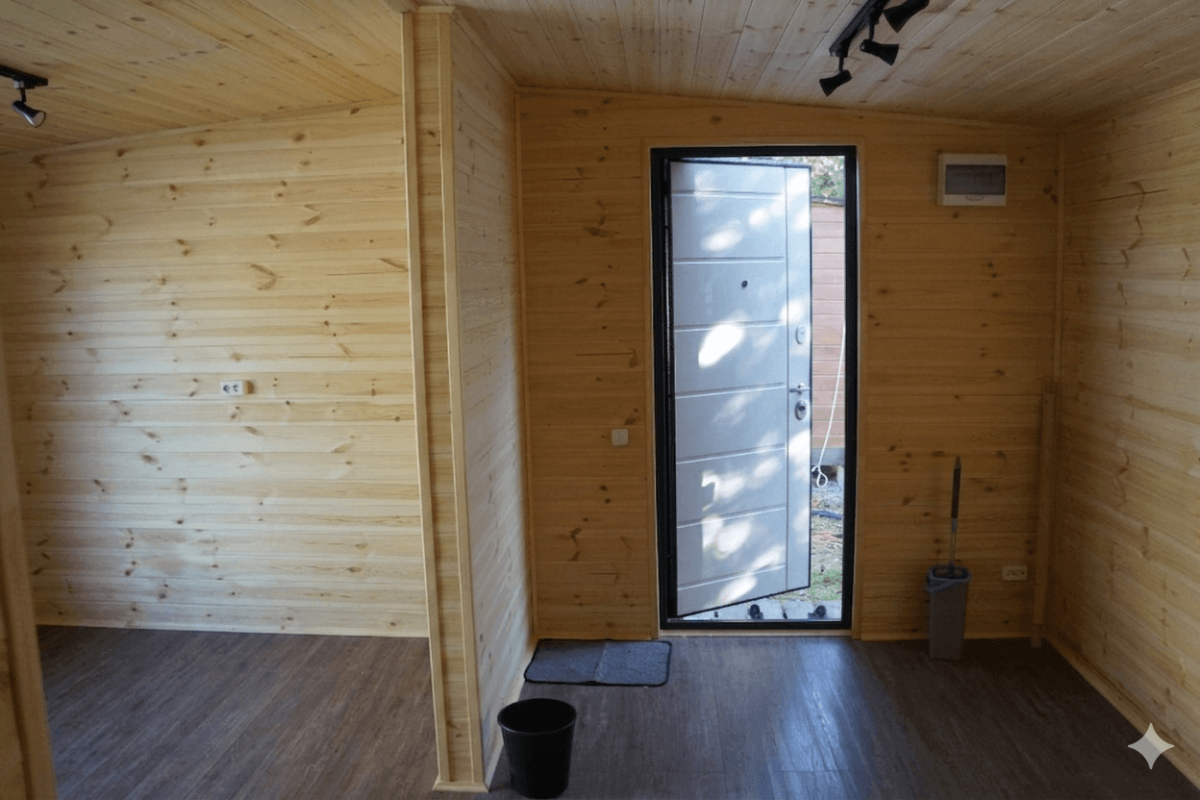Модульный дом с металлосайдингом 30 м²
