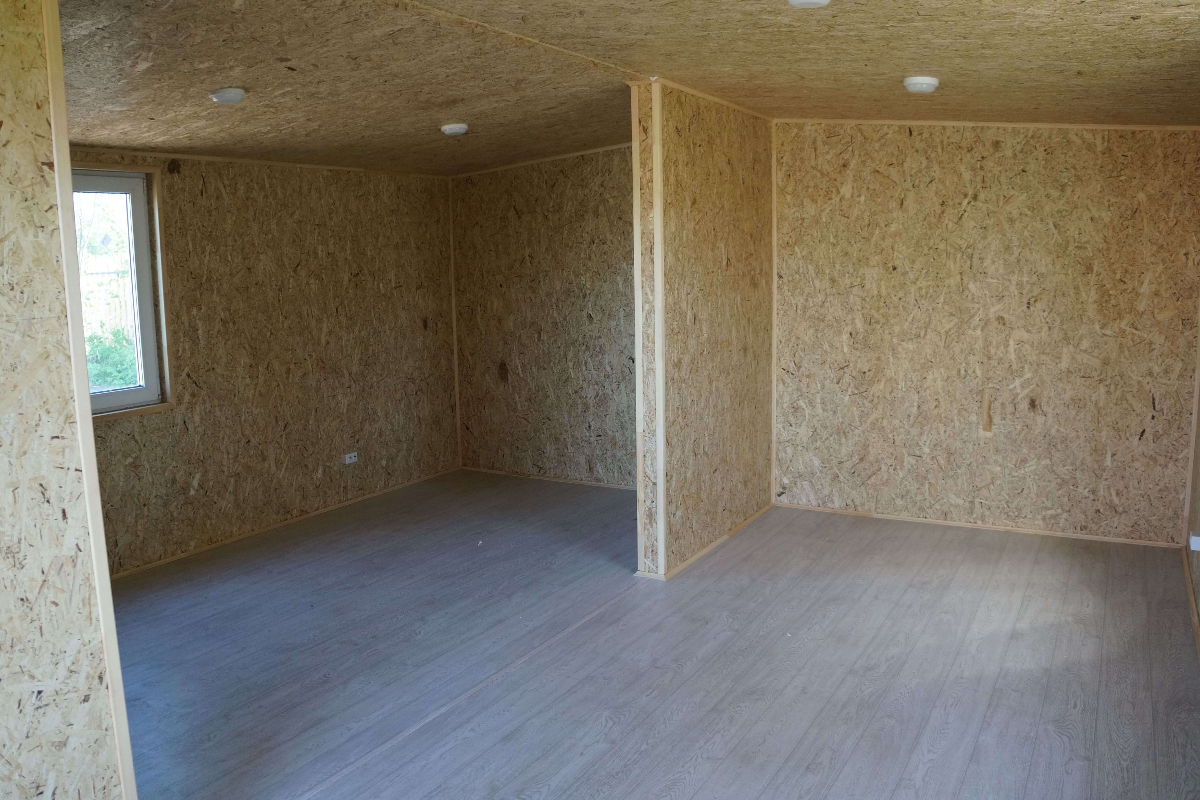 Модульный дом из бытовок 6х4,8м (28.8м²)