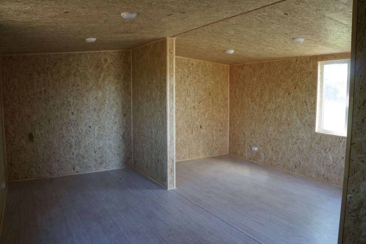 Модульный дом из бытовок 6х4,8м (28.8м²)