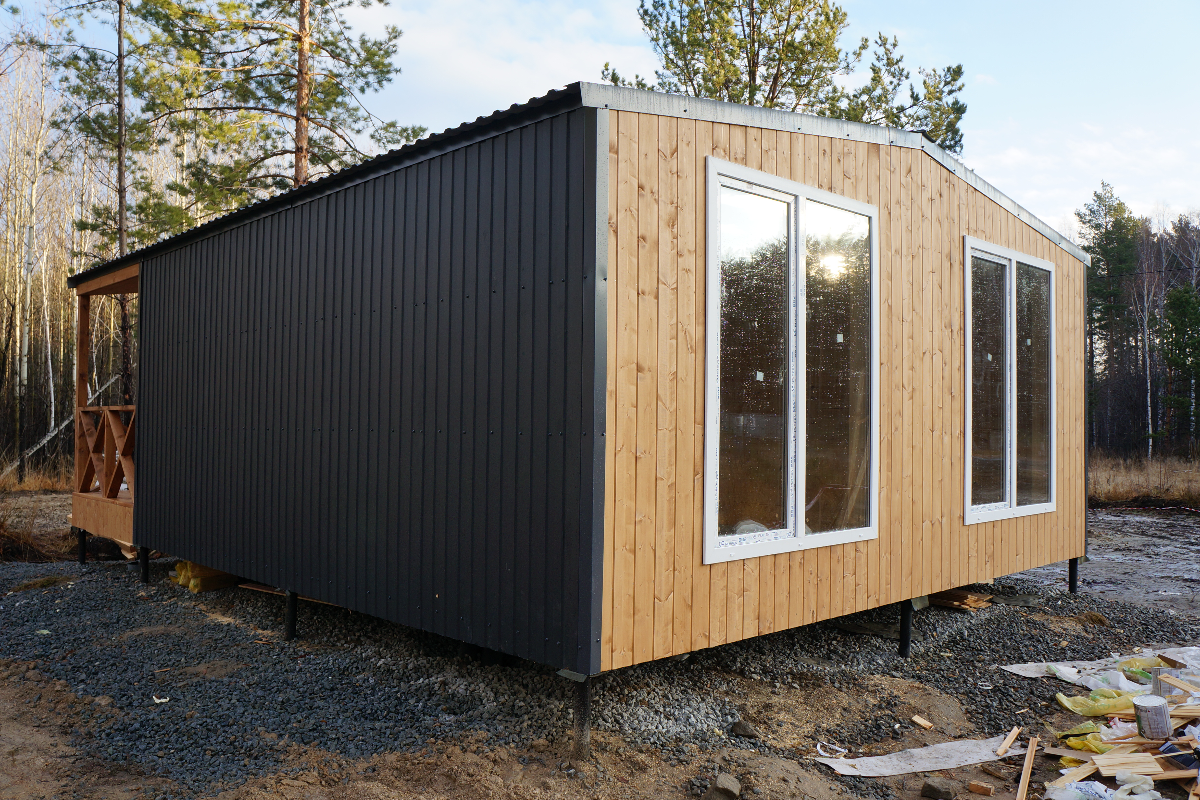 Модульный дом для круглогодичного проживания 40 м²