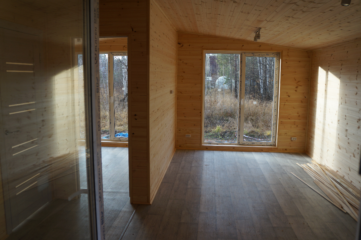 Модульный дом для круглогодичного проживания 40 м²