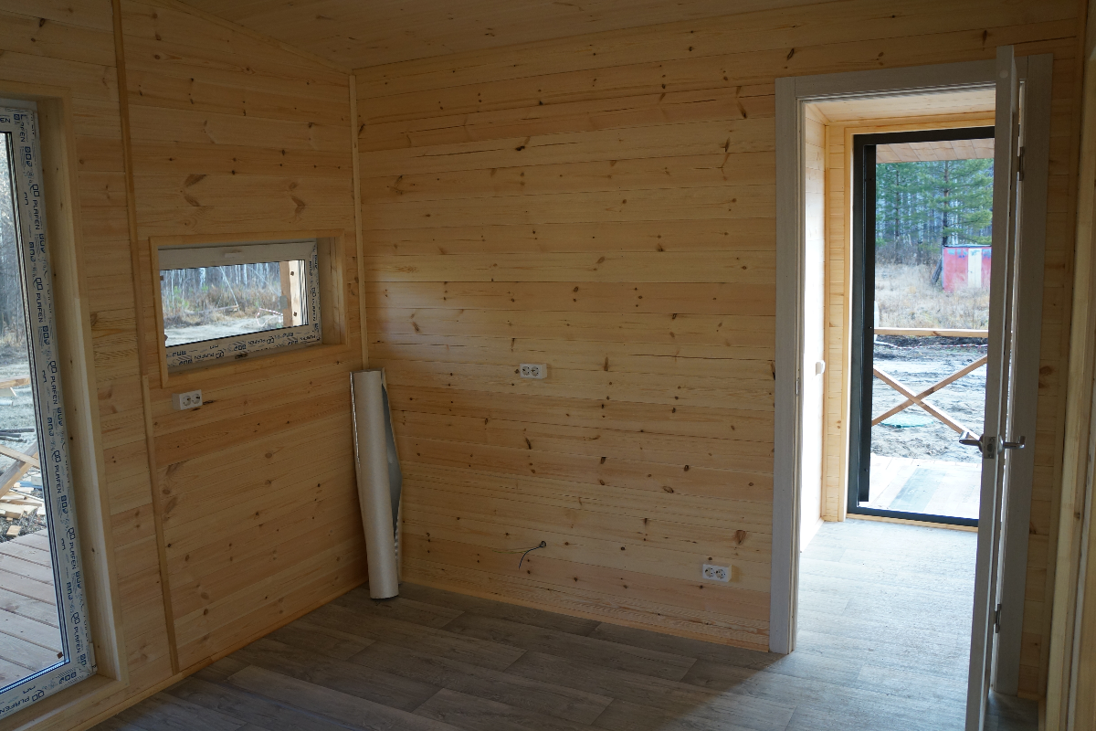 Модульный дом для круглогодичного проживания 40 м²