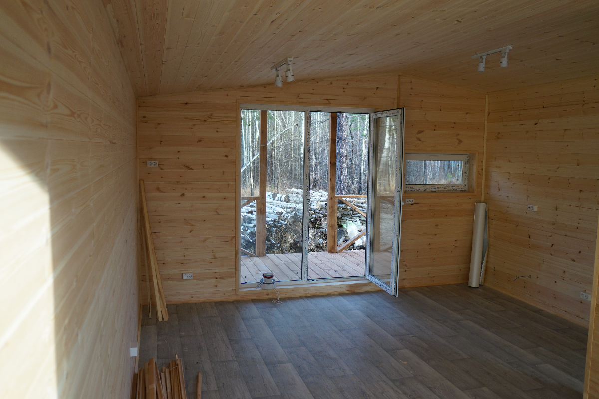 Модульный дом для круглогодичного проживания 40 м²