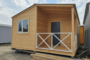 Модульный дом с террасой 30 м²